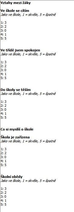 Sociometr - Příklad zadání
